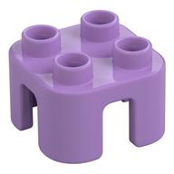 Duplo Chair with no Back / Stool Medium Lavender