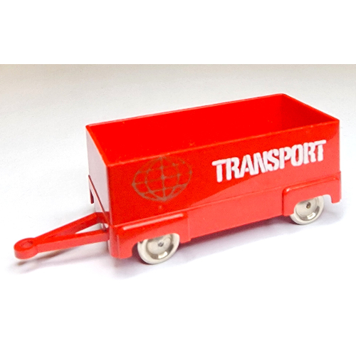 HO Scale Mercedes Box Trailer Rot