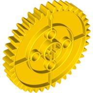 Duplo Technic Gear 6 × 6, 40 Tooth Yellow