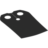 Neckwear Cape, Straight Side [Traditional Starched Fabric] Schwarz