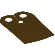 Neckwear Cape, Straight Side [Traditional Starched Fabric] Dunkelbraun
