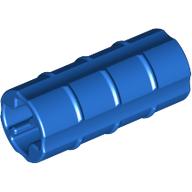 Technic Axle Connector Ridged [with x Hole x Orientation] Blue