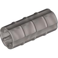 Technic Axle Connector Ridged [with x Hole x Orientation] Pearl Light Gray