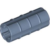 Technic Axle Connector Ridged [with x Hole x Orientation] Pearl Sand Blue