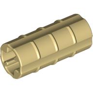 Technic Axle Connector Ridged [with x Hole x Orientation] Beige