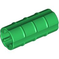 Technic Axle Connector Ridged [with x Hole x Orientation] Green