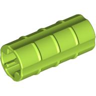 Technic Axle Connector Ridged [with x Hole x Orientation] Lime