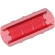 Technic Axle Connector Ridged [with x Hole x Orientation] Transparent-Rot