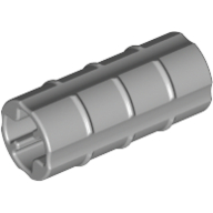 Technic Axle Connector Ridged [with x Hole x Orientation] Hellblaugrau