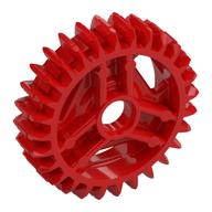 Differential Gear - 28 Tooth with Round Axle Hole Red