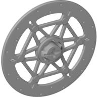 Brake Disc 6 × 6 Hellblaugrau