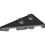 Wedge Plate 2 × 4 27° Left Black
