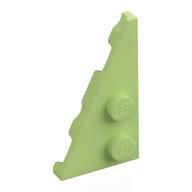 Wedge Plate 2 × 4 27° Left Yellowish Green
