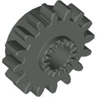 Technic Gear 16 Tooth with Clutch [Toothed] Dunkelgrau