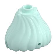Hair Tall with One Stud on Top and Pin Hole in Front [Plain] Light Aqua