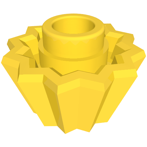 Food Cupcake with Stud Gelb