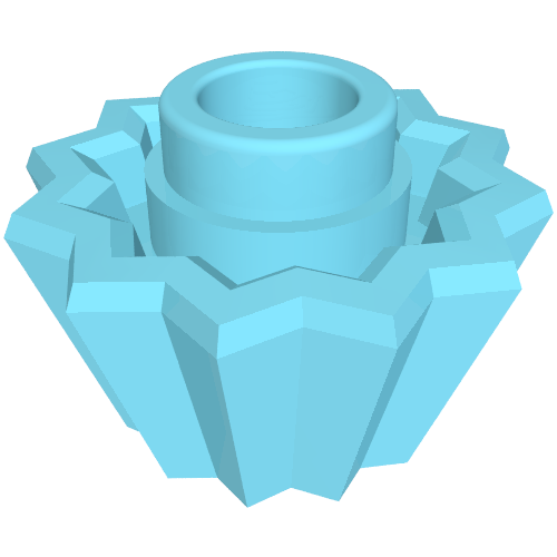 Food Cupcake with Stud Mittelazur