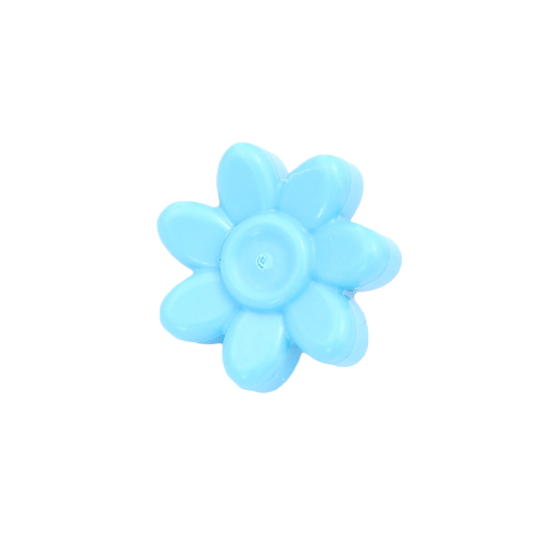 Plant, Flower, 7 Petals on Pin Medium Azure