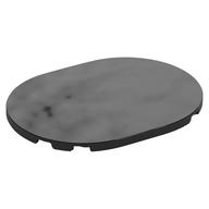 Fliese rund 6 × 8 Schwarz