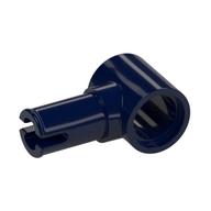 Technic Pin Connector Hub with 1 Pin with Friction Ridges Lengthwise [Centered Friction Ridge] Dunkelblau