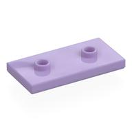 Plate Special 2 × 4 with Groove and Two Center Studs (Jumper) Lavendel