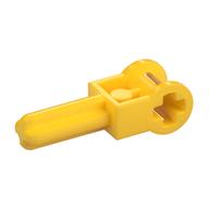 Technic Axle 1.5 with Perpendicular Axle Connector (Technic Pole Reverser Handle) Gelb