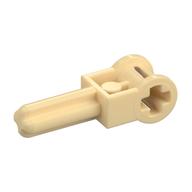 Technic Axle 1.5 with Perpendicular Axle Connector (Technic Pole Reverser Handle) Beige