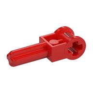 Technic Axle 1.5 with Perpendicular Axle Connector (Technic Pole Reverser Handle) Red