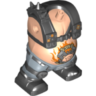 Body Giant, Road Hog Black Vest, Sand Blue Legs Hellnougat