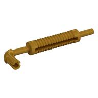 Exhaust Pipe with Technic Pin - Flat End, Squared Hole Perlgold