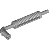 Exhaust Pipe with Technic Pin - Flat End, Squared Hole Light Bluish Gray