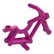 Bicycle Frame, Reinforced Headlight [Hollow Stud] Magenta