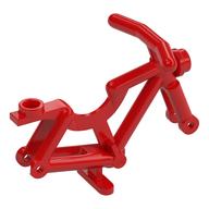 Bicycle Frame, Reinforced Headlight [Hollow Stud] Red