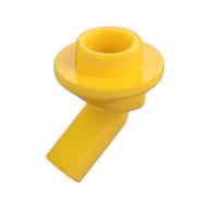Bar, Angled with 1 × 1 Round Plate / Stud on End Yellow