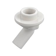 Bar, Angled with 1 × 1 Round Plate / Stud on End White
