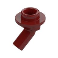 Bar, Angled with 1 × 1 Round Plate / Stud on End Dark Red