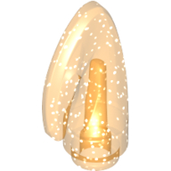 Weapon Harpoon / Spear Tip Glitter Trans-Orange