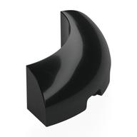 Brick Round Corner 3 × 3 × 1 No Studs Black