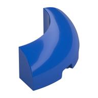 Brick Round Corner 3 × 3 × 1 No Studs Blue