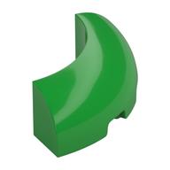 Brick Round Corner 3 × 3 × 1 No Studs Bright Green