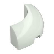 Brick Round Corner 3 × 3 × 1 No Studs Glow in Dark White