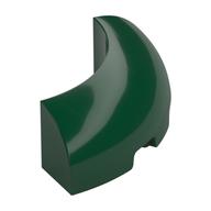 Brick Round Corner 3 × 3 × 1 No Studs Dark Green