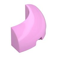 Brick Round Corner 3 × 3 × 1 No Studs Bright Pink