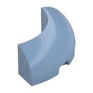 Brick Round Corner 3 × 3 × 1 No Studs Sand Blue