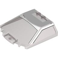 Windscreen 6 × 6 × 1 1/3 with White Cockpit Print Transparent-Braun