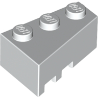 Brick Wedged, Angled 3 × 2 Right White