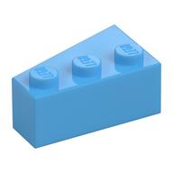 Brick Wedged, Angled 3 × 2 Right Medium Blue