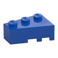 Brick Wedged, Angled 3 × 2 Left Blue