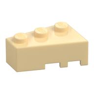 Brick Wedged, Angled 3 × 2 Left Tan