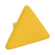 Road Sign Clip-on 2.2 × 2.667 Triangular with Open O Clip Yellow